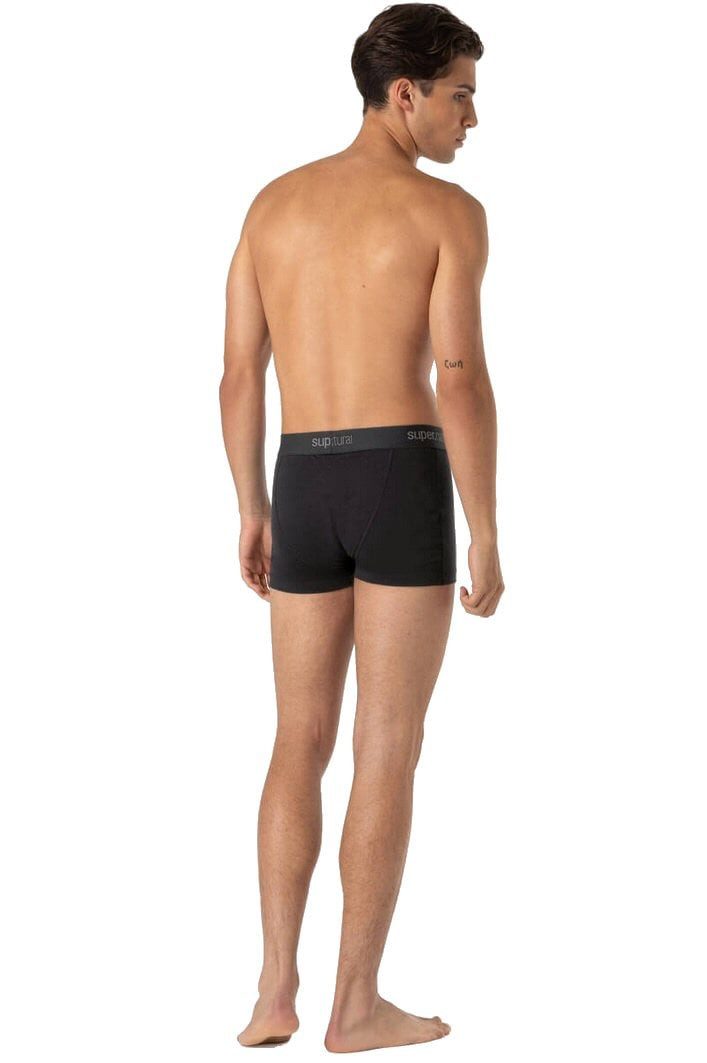 SUPER.NATURAL Boxershorts Tundra 175 - Merinowolle - Unterwäsche schwarz He günstig online kaufen