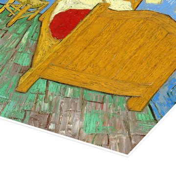 Posterlounge Poster Vincent van Gogh, Van Gogh's Schlafzimmer in Arles, Schlafzimmer Malerei
