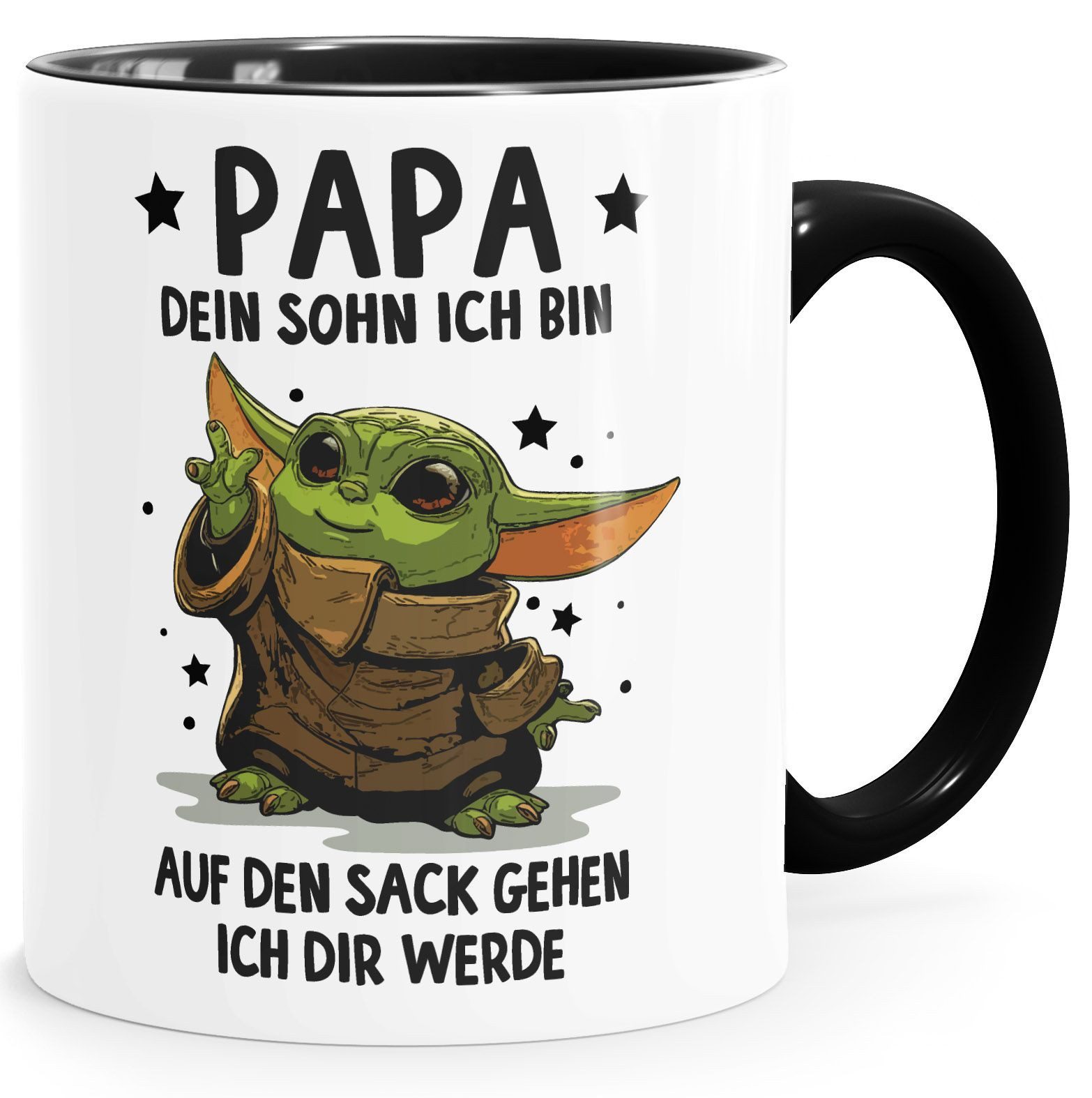 MoonWorks Tasse Tasse Geschenk Papa Sprüche Geschenkidee Vatertag Lustig Motiv, Keramik