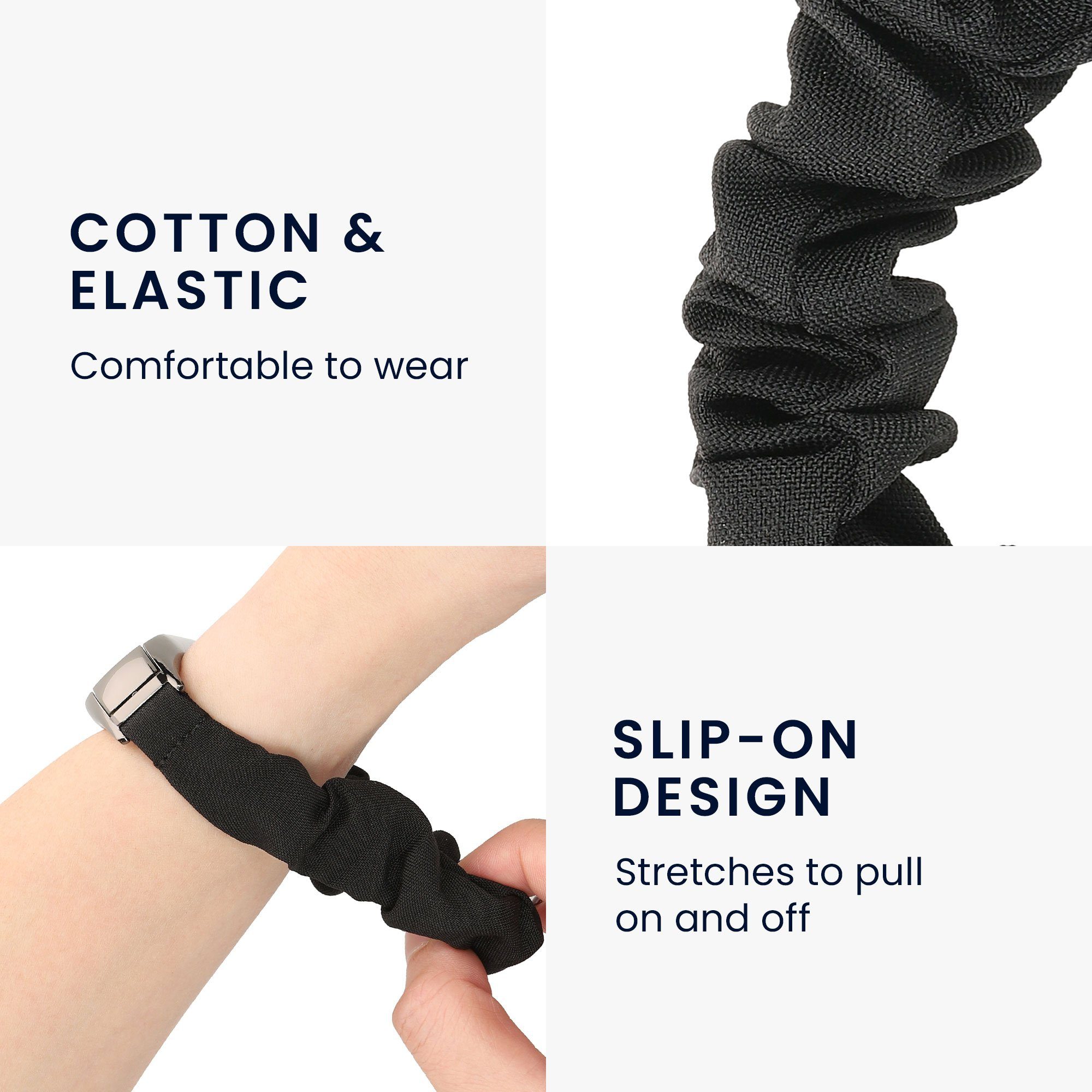 kwmobile Ersatz Bügelpolster für Samsung Galaxy Watch 4 / 5 / 6 Galaxy Watch 7 Smartwatch, 1-tlg., mit Kunstleder Polster