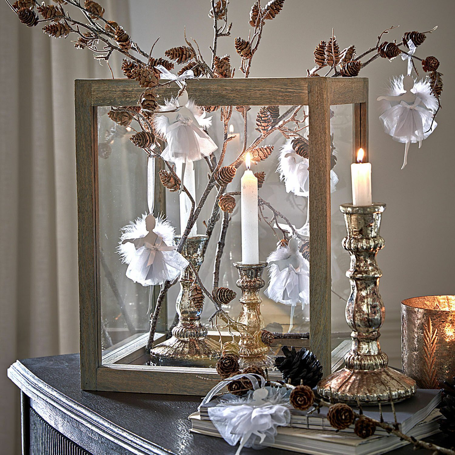 Mirabeau Windlicht Windlicht Solvik antikgrau/klar (kein Set, kein Set)