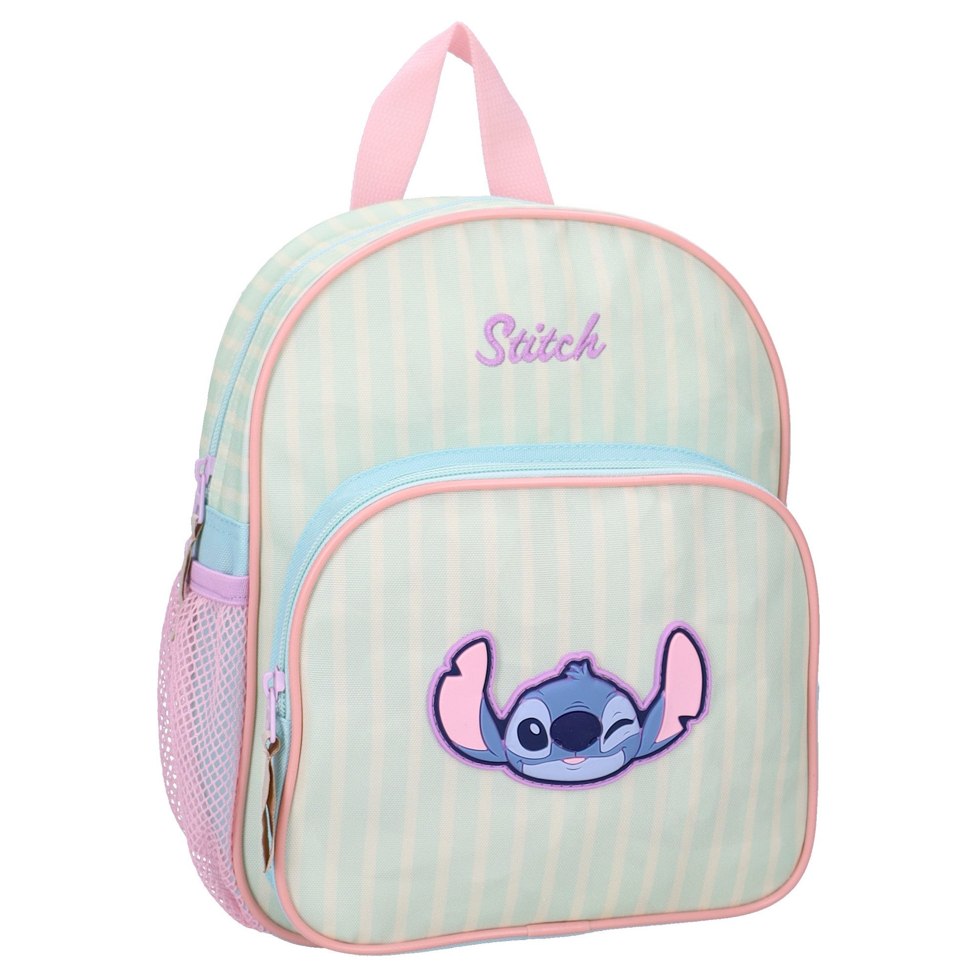 Disney Kinderrucksack Stitch Rucksack Kinder Schulrucksack Super Stripes Tasche Kindergarten