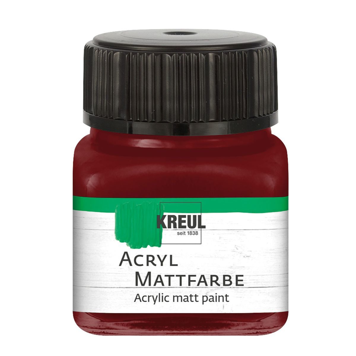 C. KREUL Acrylfarbe KREUL Acryl Mattfarbe maron 20ml Glas