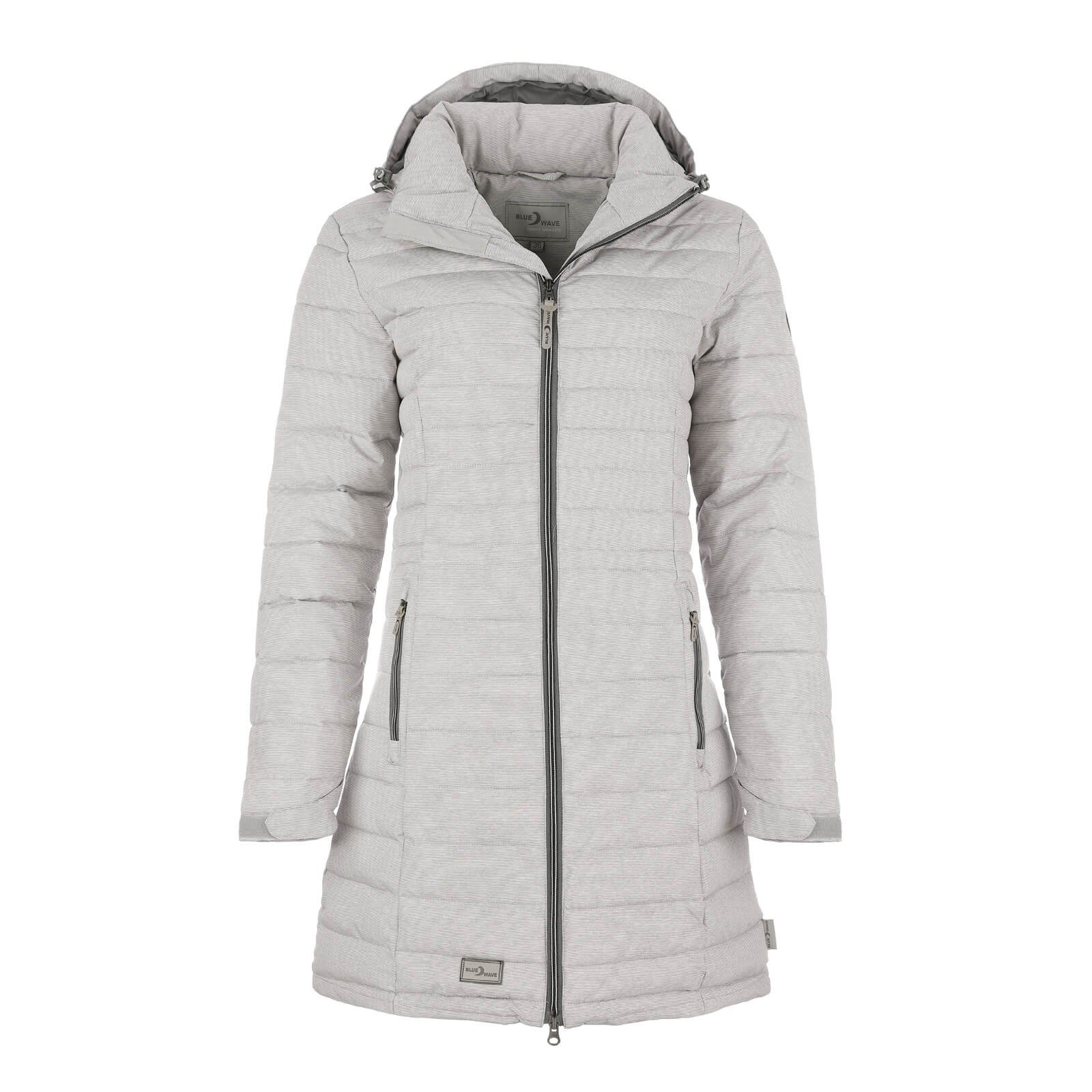 Blue Wave Steppmantel Damen Mantel gesteppt Ilona - Steppjacke mit abnehmbarer Kapuze