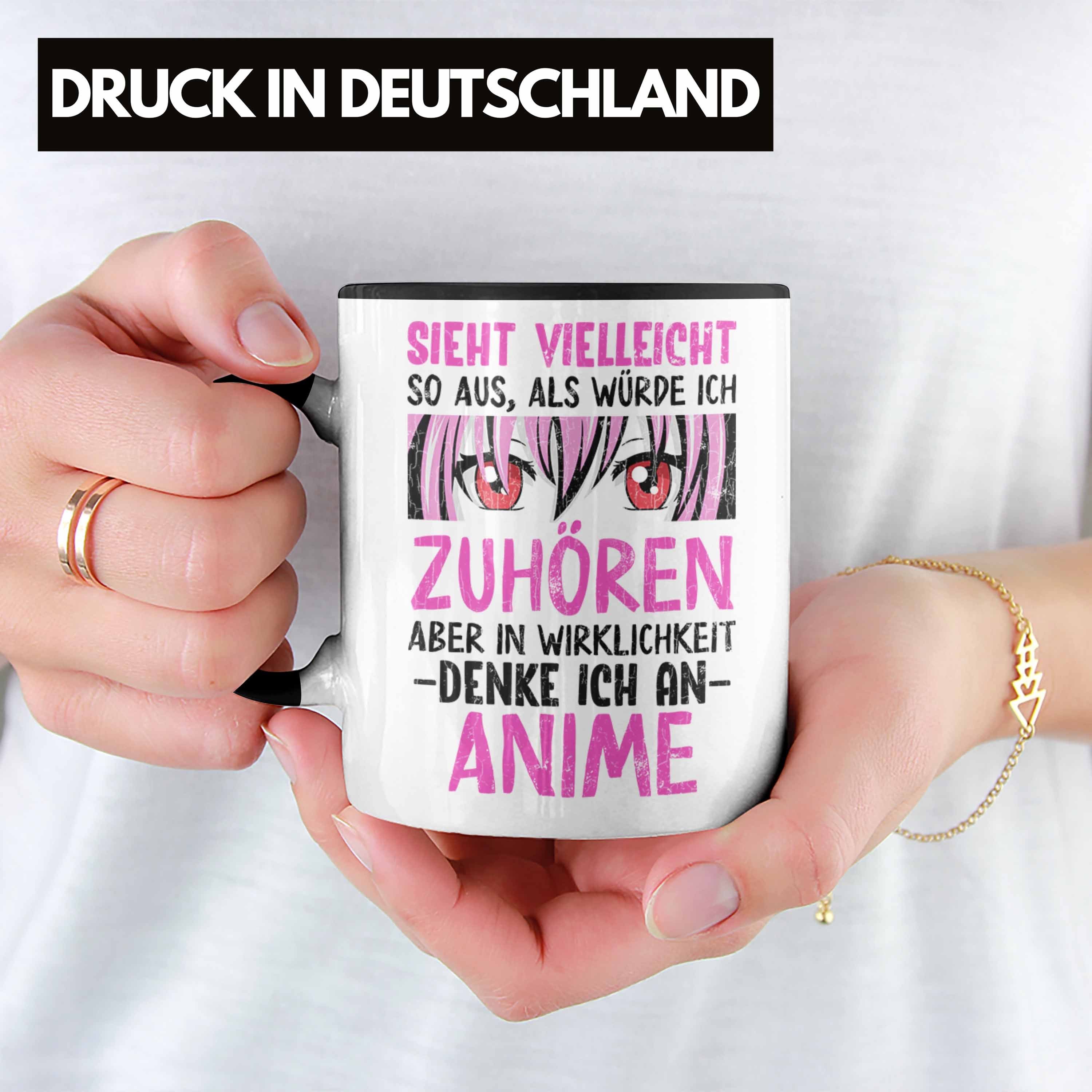 Kaffeetasse Anme Fan Dir Würde Trendation Zuhören Schwarz Geschenke Spruch Aus Ich Sieht Tasse Geschenk Deko So Als - Trendation Anime Tasse