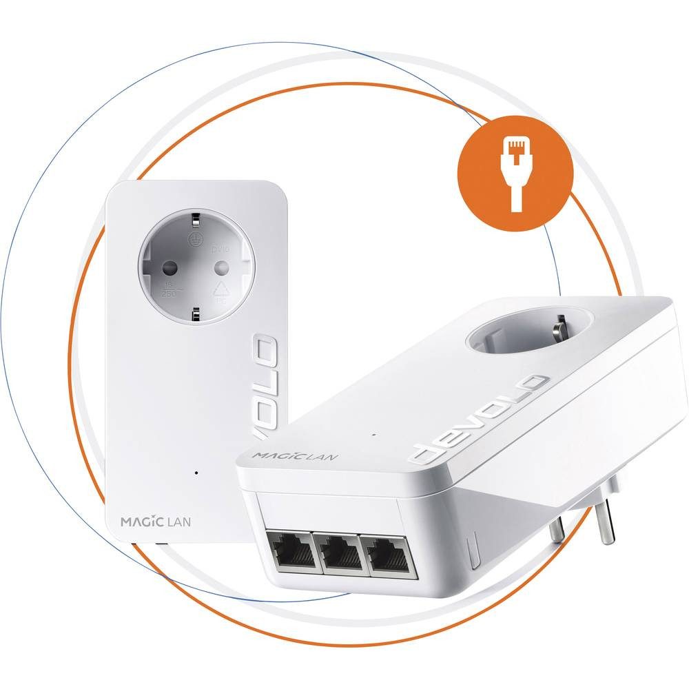 DEVOLO Powerline Starter Kit Reichweitenverstärker