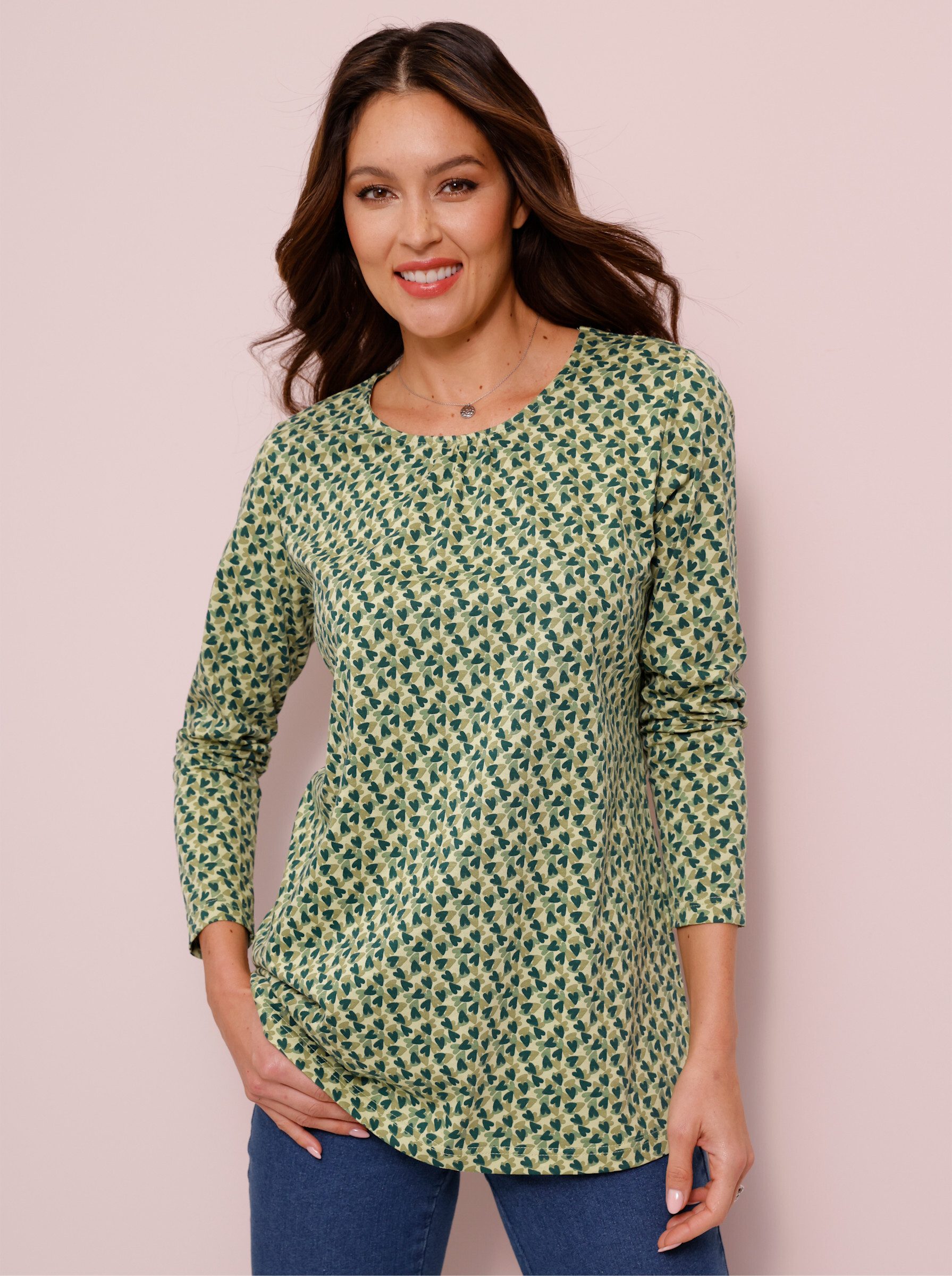 Sieh an! T-Shirt Longshirt Langarm