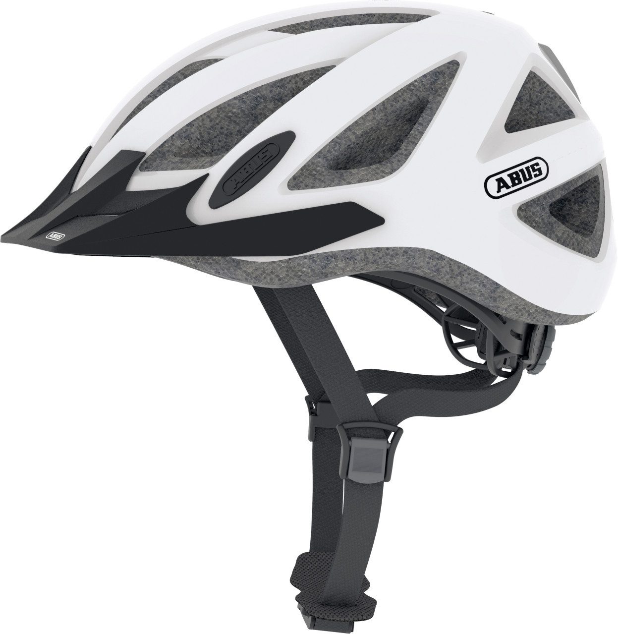 Fahrradhelm Abus Fahrradhelm City Pro Größe M shiny white