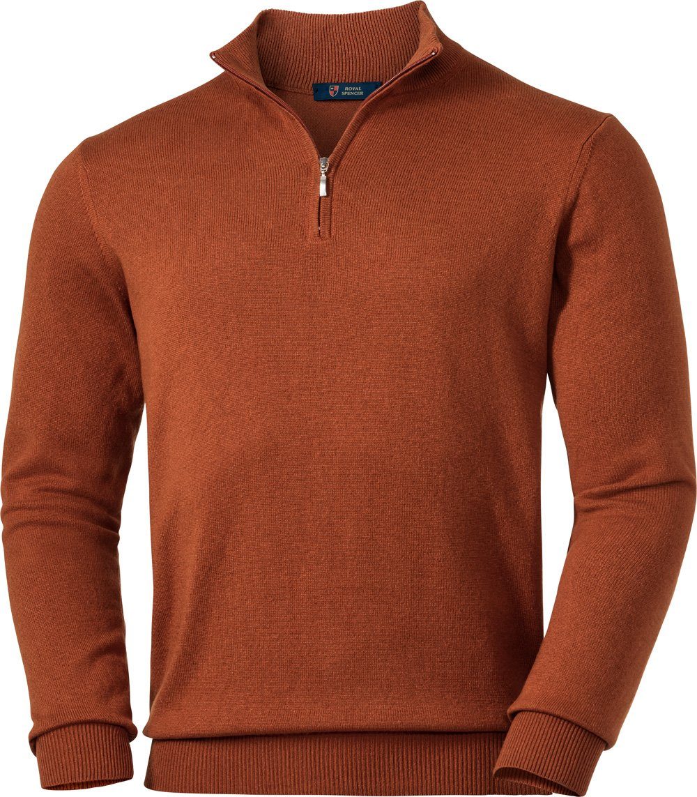 terrakotta und temperaturregulierend federleicht Spencer Royal Kaschmirpullover