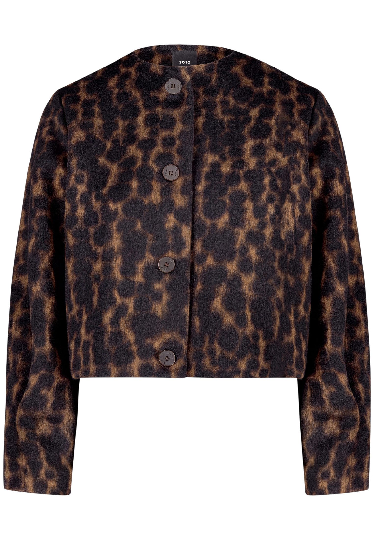 Zero Jackenblazer Damen mit Jacquard Knopfleiste