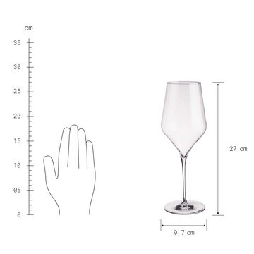 BUTLERS Rotweinglas NOBLES Rotweinglas 680ml, Glas