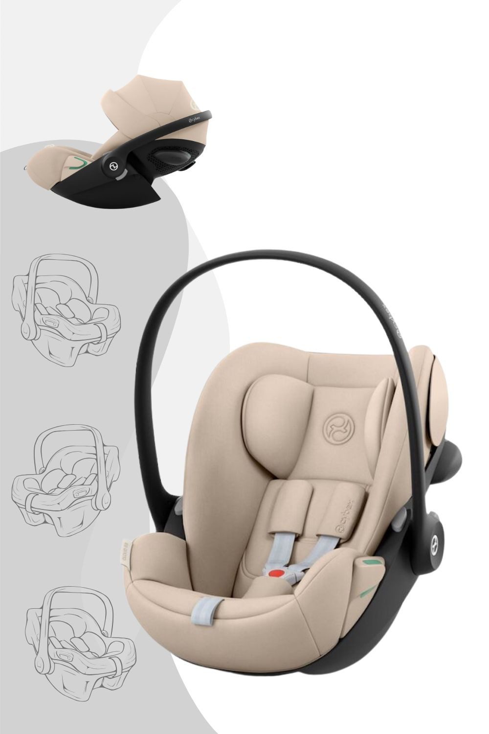 Cybex Babyschale Cloud G3 i-Size Babyschale (Update 2026) beige
