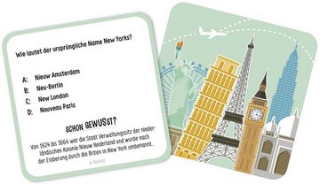 groh Verlag Spiel, In 80 Fragen um die Welt - Städte: Kartenspiel für Globetrotter
