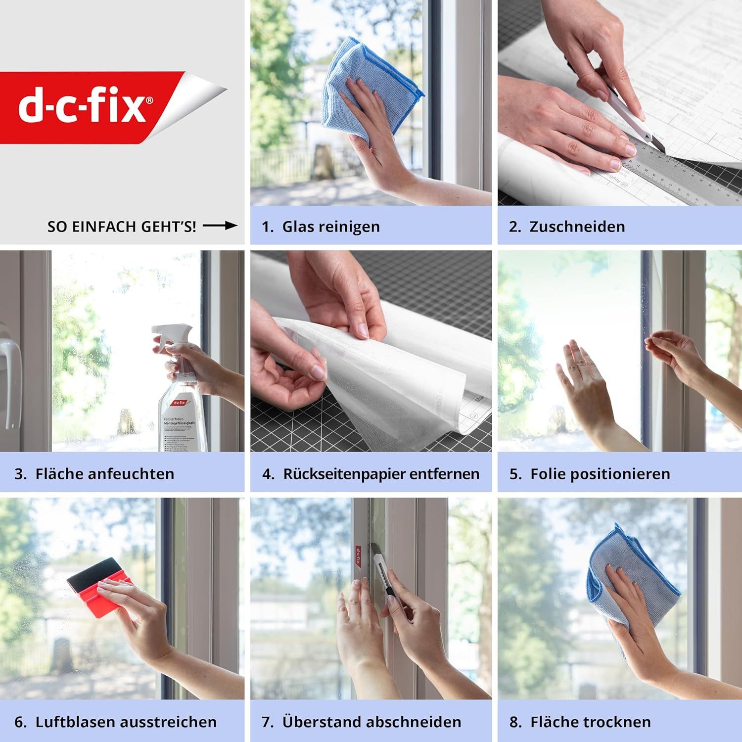 Verwunderlich D C Fix Fensterfolie Ebenbild