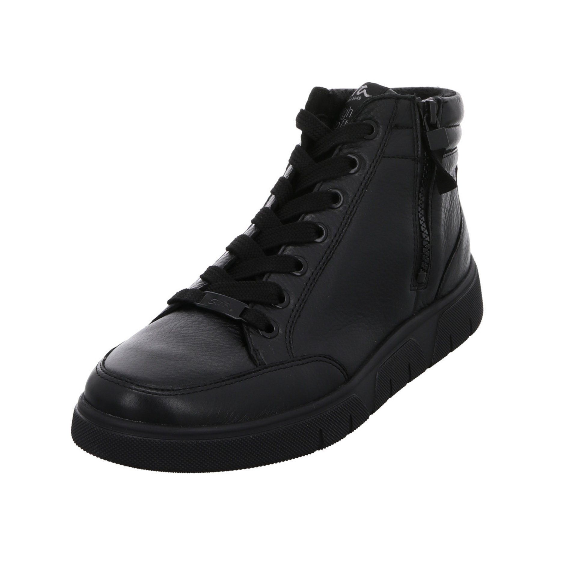 Damen Schnürstiefelette Sneaker schwarz Rom-Sport Glattleder 046706 Ara Schuhe Sneaker 2.0