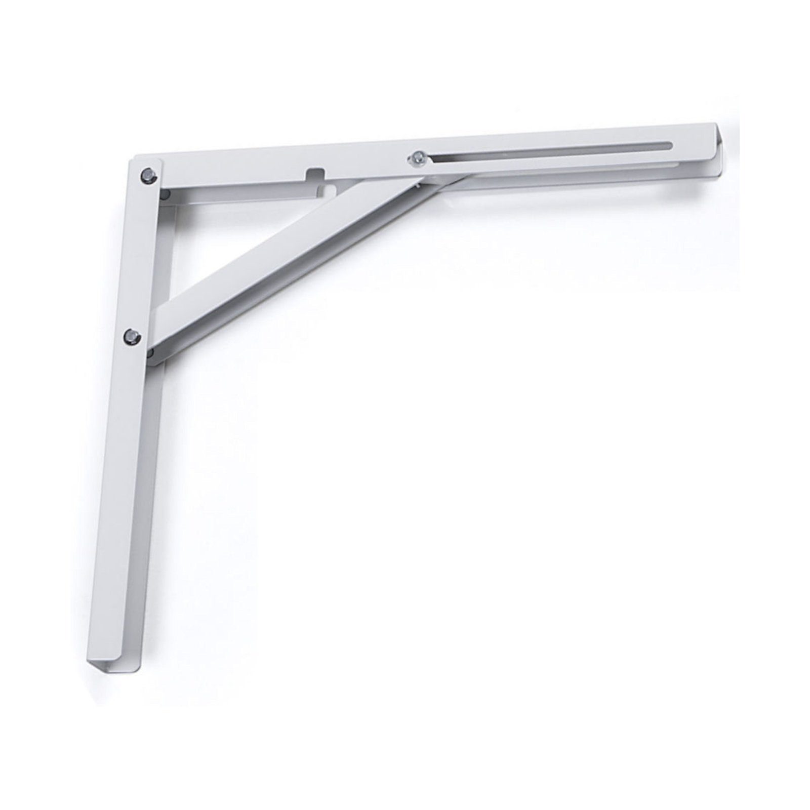 SO-TECH® Wandregalhalter Klappkonsole Länge 300 mm / Höhe 260 mm Tragkraft 120 kg (pro Paar), 1-tlg. Weiß