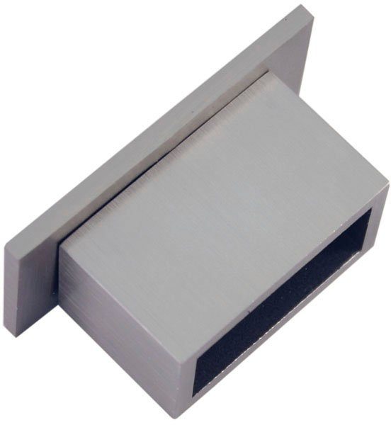 SCHÖNER WOHNEN-Kollektion Gardinenstangenhalter Wandlager, (1-St), Serie Einzelprogramm Matteo rechteckig