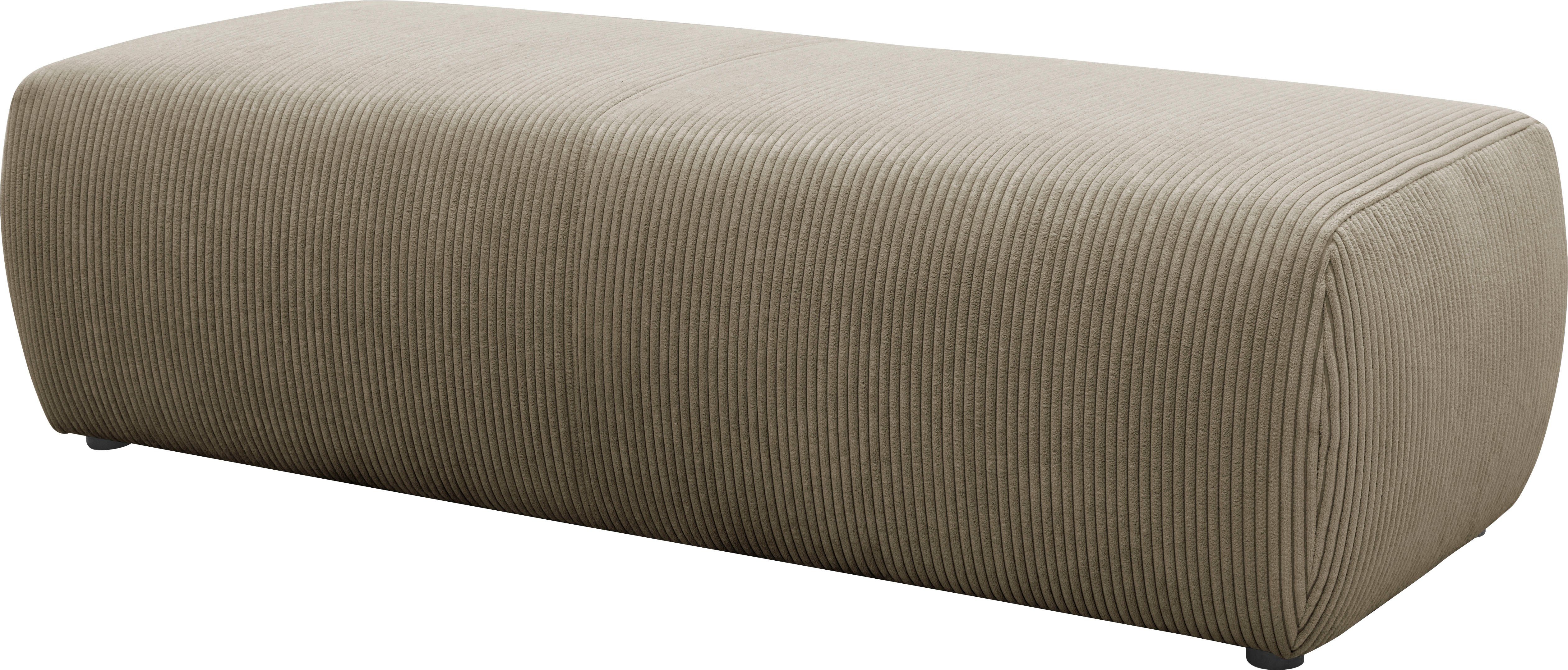 DOMO collection Hocker BRANDON, komfortabel, große Ausführung passend zu "Brandon", auch in Cord