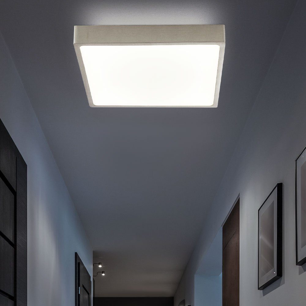 etc-shop LED Deckenleuchte, LED-Leuchtmittel fest verbaut, Neutralweiß, Deckenpanel LED dimmbar LED Rasterleuchten Deckenleuchte flach