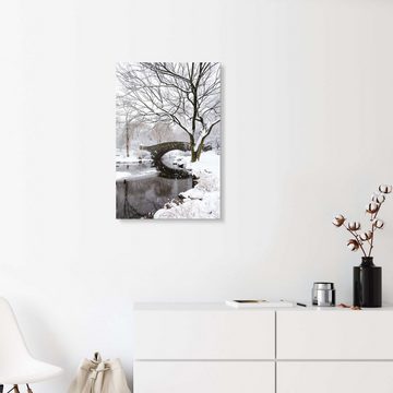 Posterlounge Acrylglasbild Editors Choice, Winter in New York, Wohnzimmer Fotografie