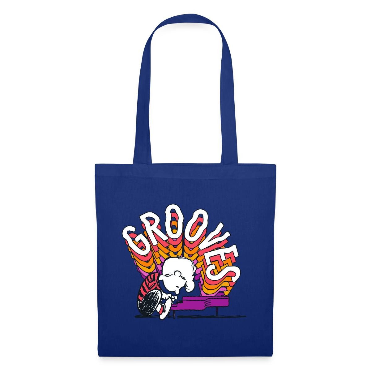 Spreadshirt Henkeltasche Peanuts Schroeder Grooves Musik Am Klavier Stoffbeutel (1-tlg)