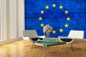 WandbilderXXL Fototapete Europa, glatt, Länderflaggen, Vliestapete, hochwertiger Digitaldruck, in verschiedenen Größen