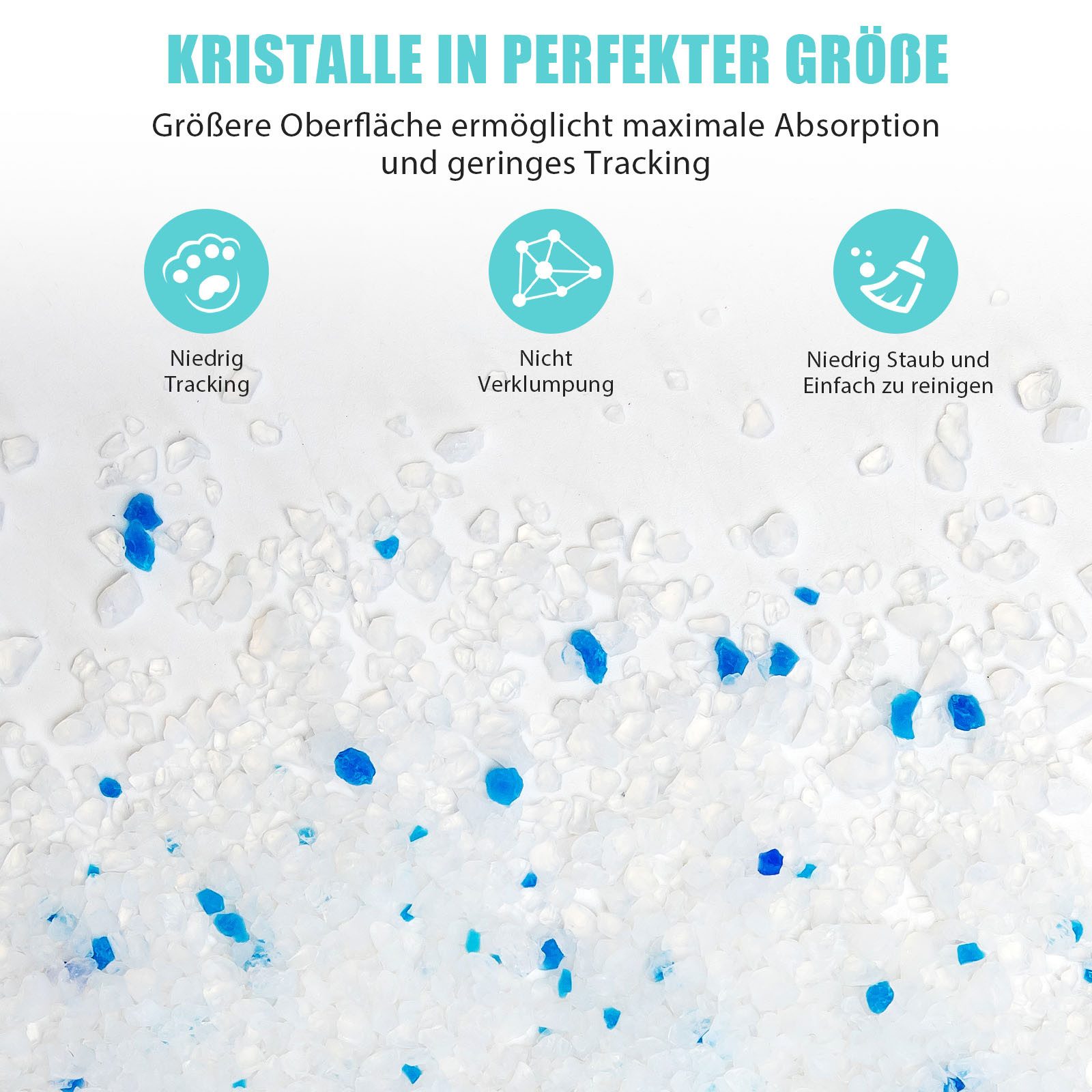 nobleza Katzenstreu Silikat Kristalle Katzenstreu 3.8L