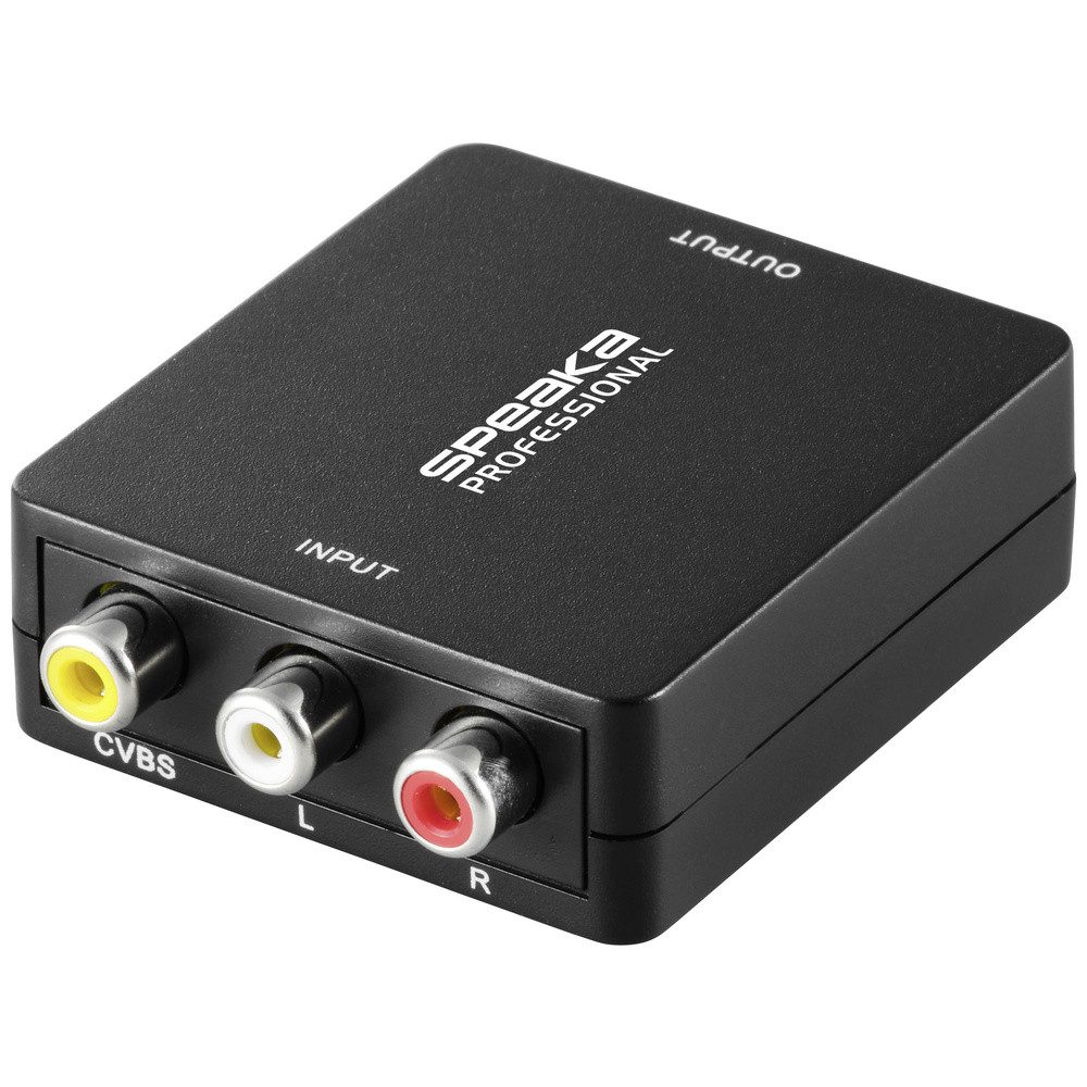 SpeaKa Professional SpeaKa Professional AV Konverter [Cinch - HDMI] 1920 x 1080 Pixel Audio-Adapter
