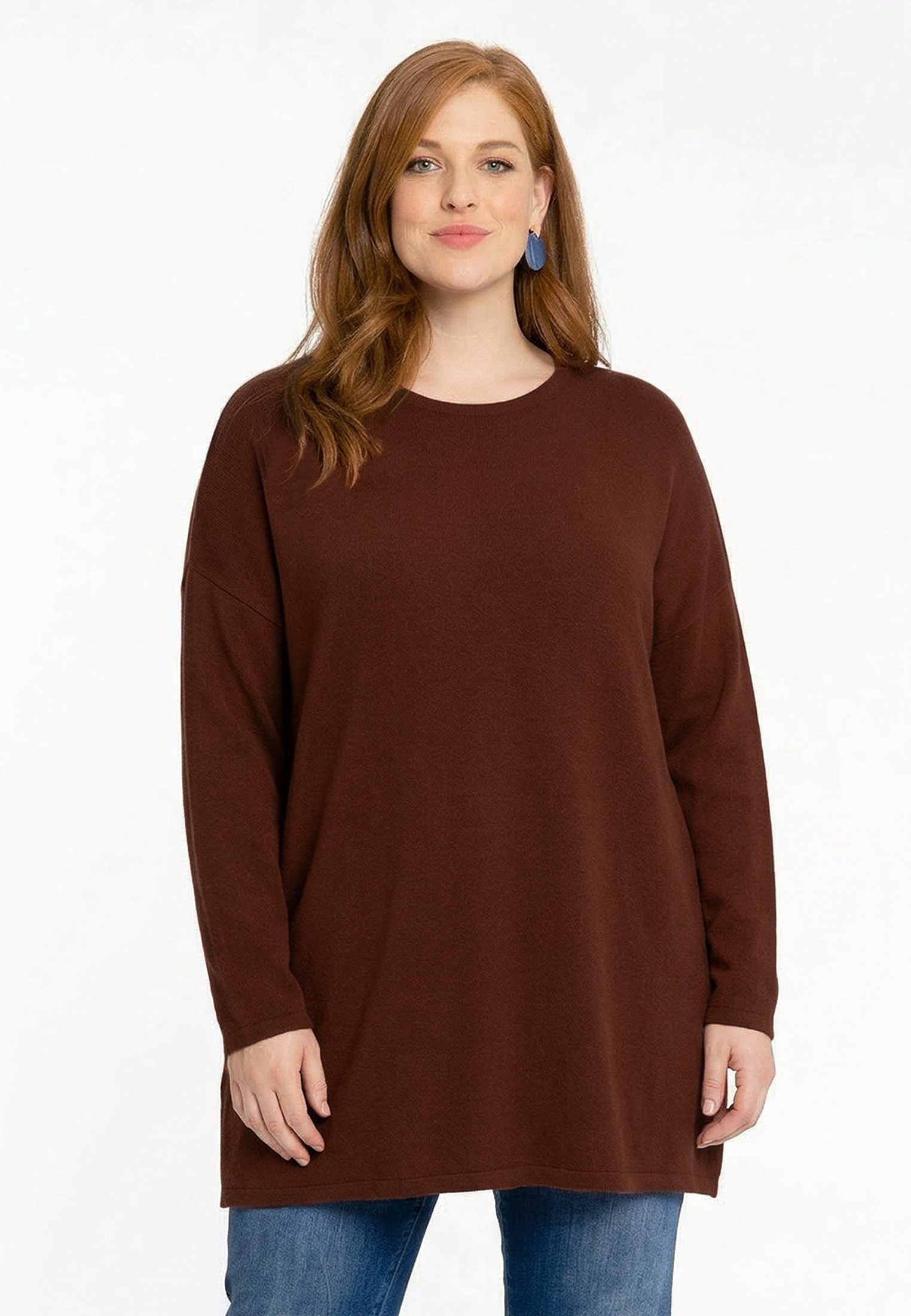 YOEK Longpullover Damen Pullover Große Größen
