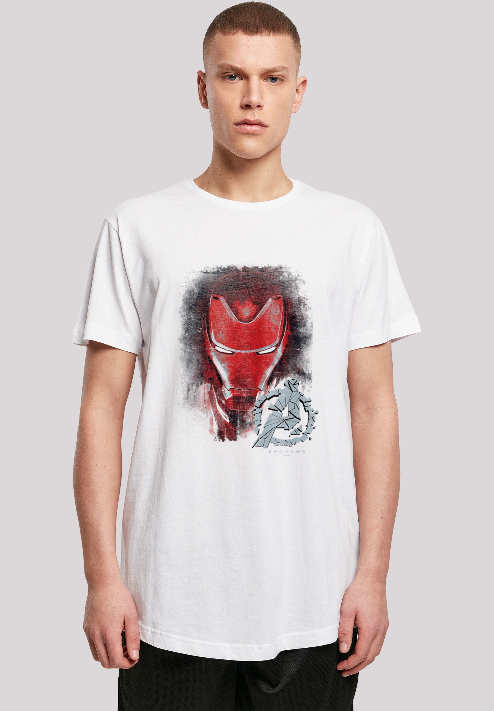 Marvel Brushed Endgame Avengers Iron Marvel Brushed Man Iron T-Shirt Endgame Print, F4NT4STIC Man