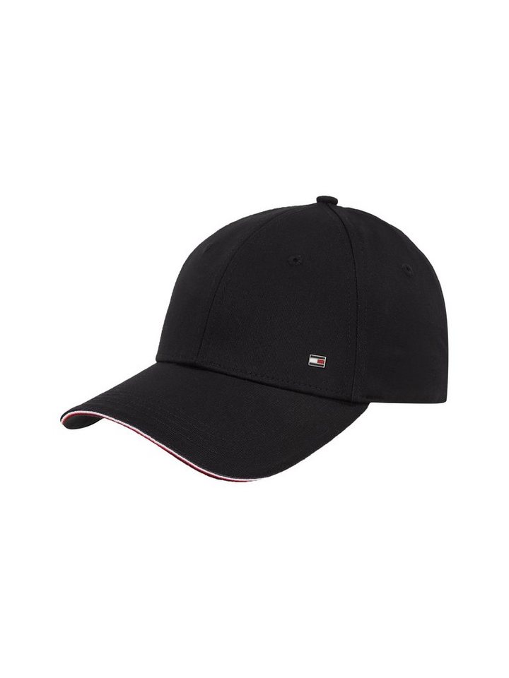 Logo-Pin über Hilfiger CAP CORPORATE Tommy Baseball Cap 6 PANEL Schild dezentem mit COTTON TH dem