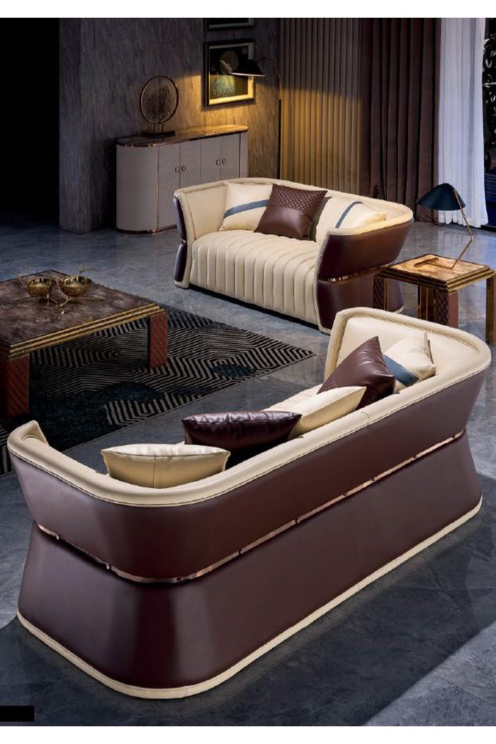 Sofa 3+2+1 Couch in Wohnlandschaft, JVmoebel Made Sofagarnitur Sitzer Europe Ledersofa