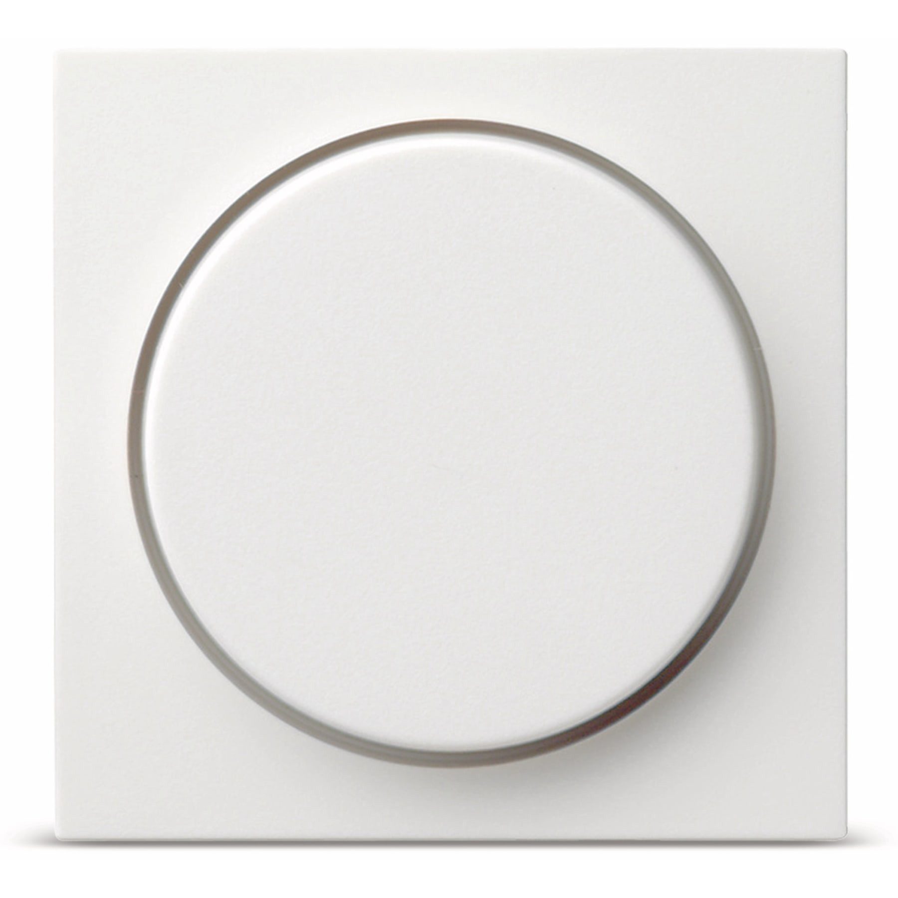 GIRA Drehdimmer GIRA Bedienelement Drehdimmer System 55, 065003, reinweiß, glänzend