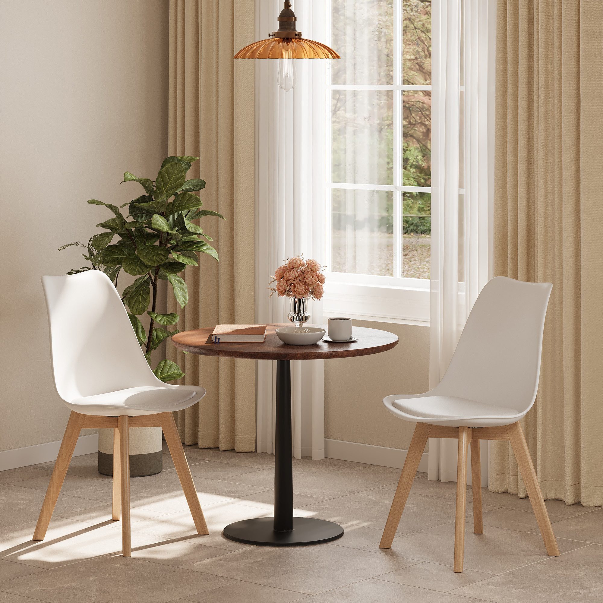Bealife Esszimmerstuhl Stuhl-Set (wahlweise mit 2, 4 oder 6 Stühlen),Polsterstühle (2 St) – Bild 2 von 5