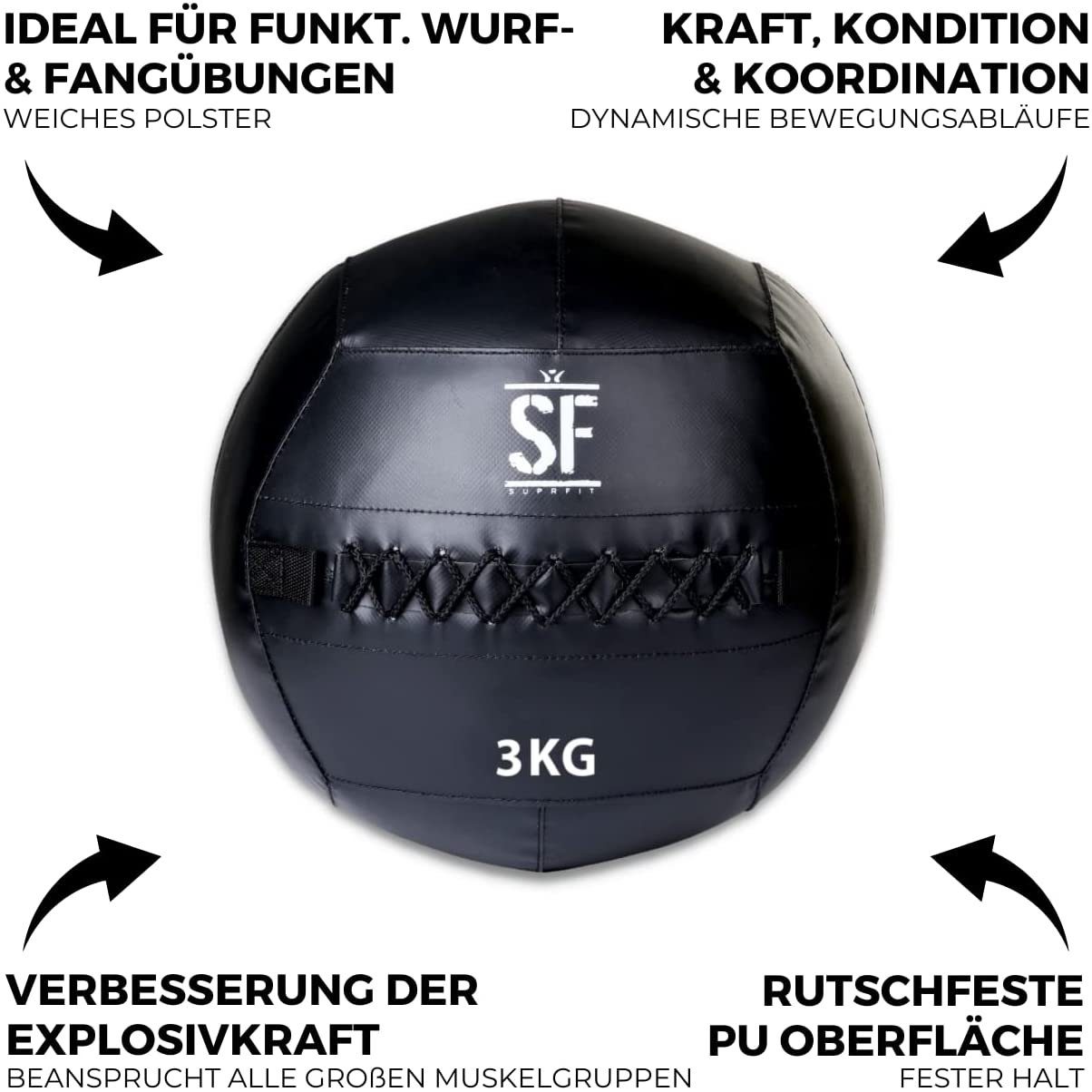 SF SUPRFIT Medizinball Medizinball für Cross- & Functional Training