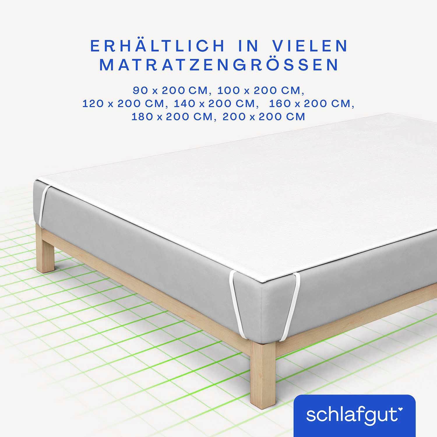 Matratzenauflage Baselayer Matratzenschutz Light Schlafgut, mit Eckgummis – Bild 3 von 5
