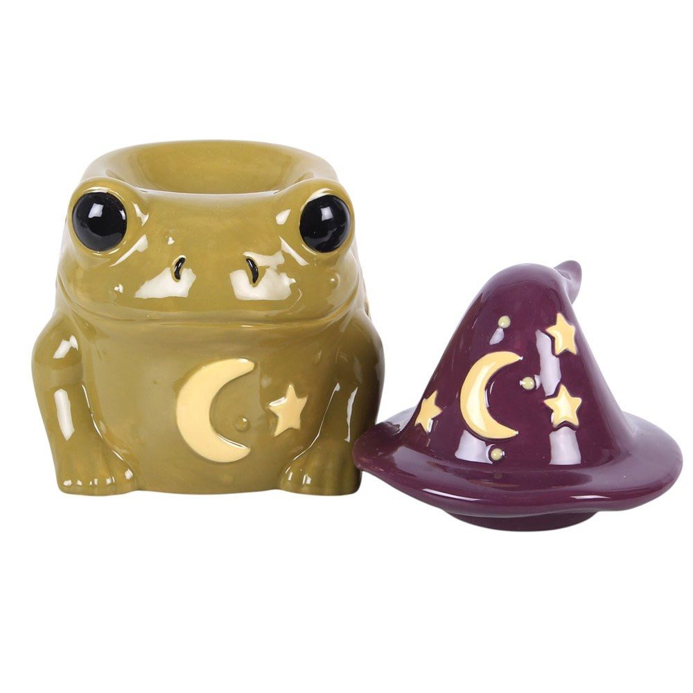 Something Different Duftlampe Fantasy Duftlampe "Wizard Frog" Halloween vintage Deko Frosch