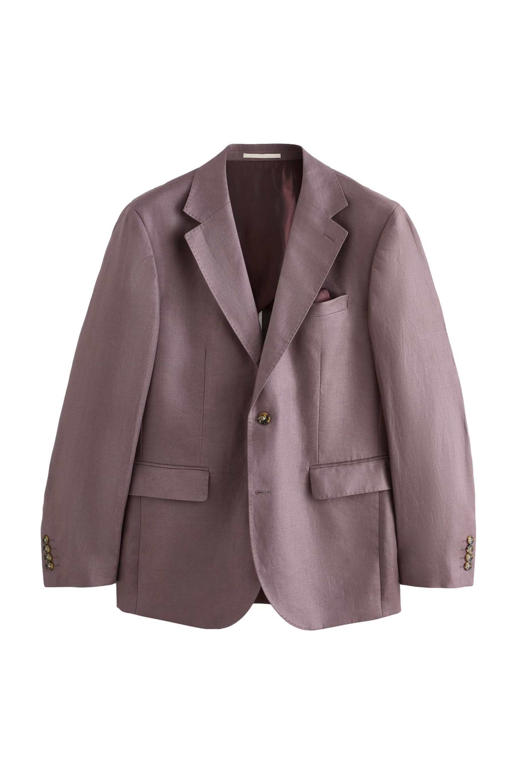 Next N. Premium Tailored Fit Anzugsakko aus Leinen (1-tlg)