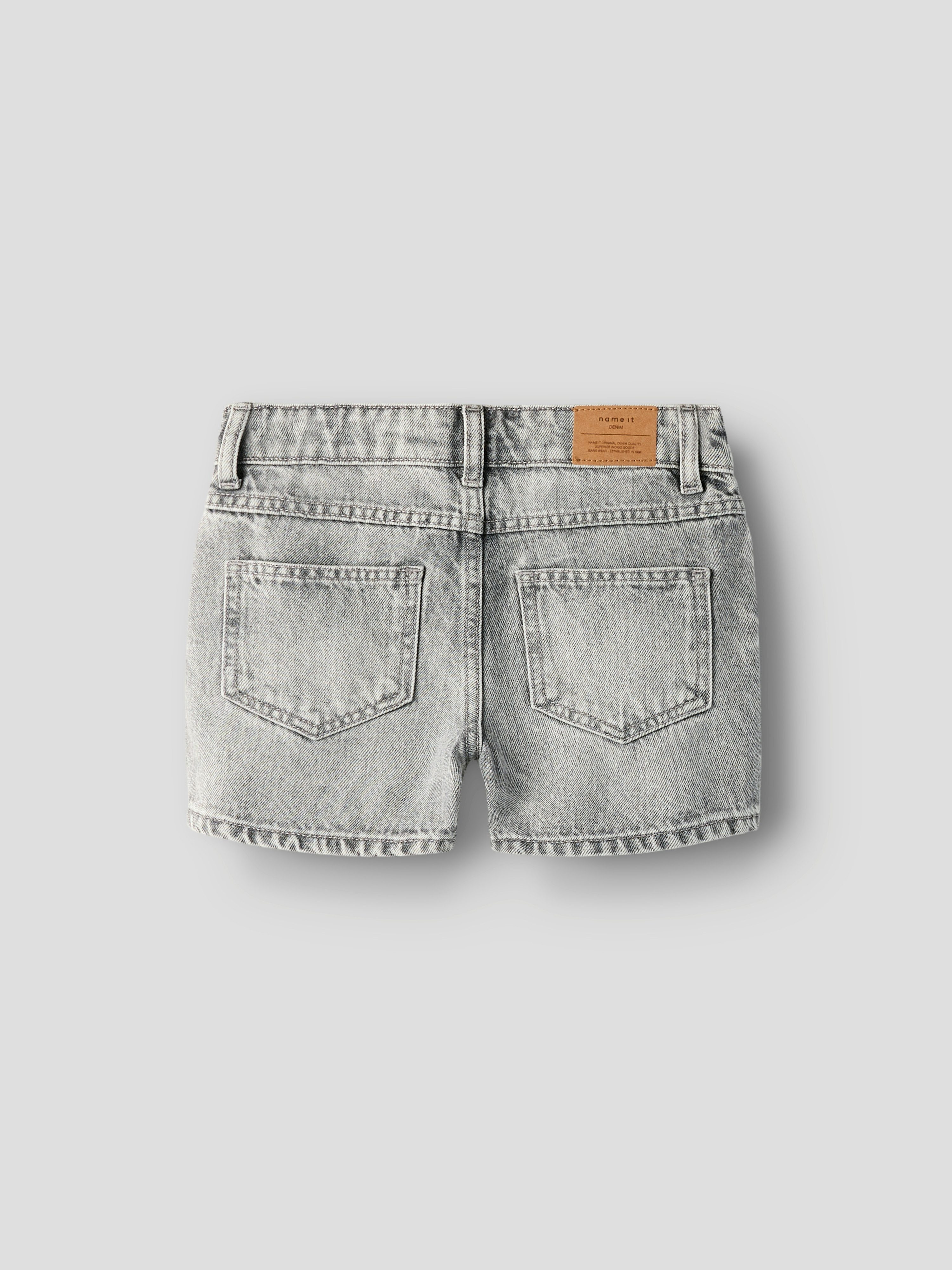 Name It Jeansshorts NKFROSE REG DNM SHORTS 6042-AC NOOS Baumwolle, mit Glitzersteinchen