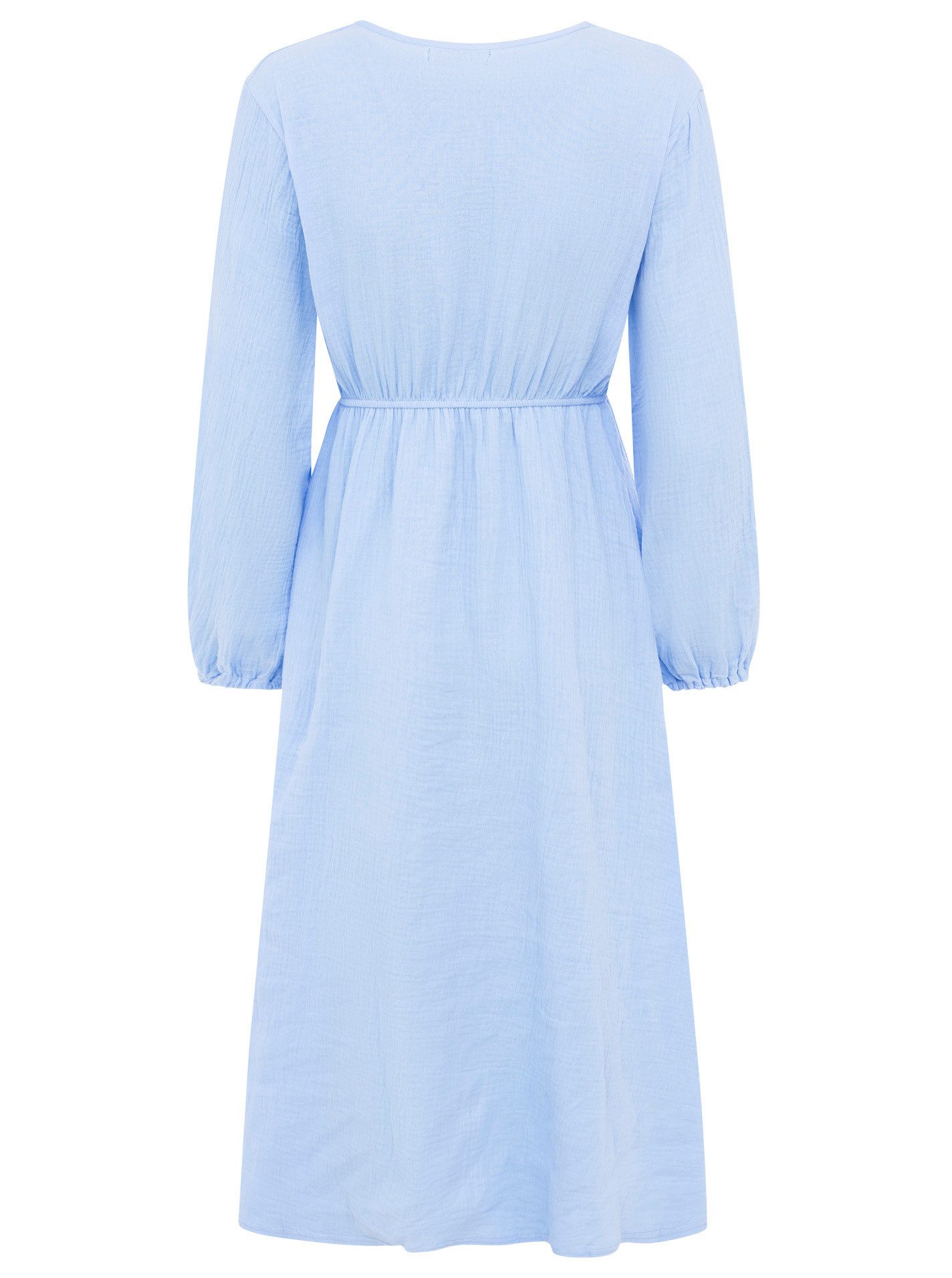Zwillingsherz Maxikleid Maxikleid Baumwolle Musselin