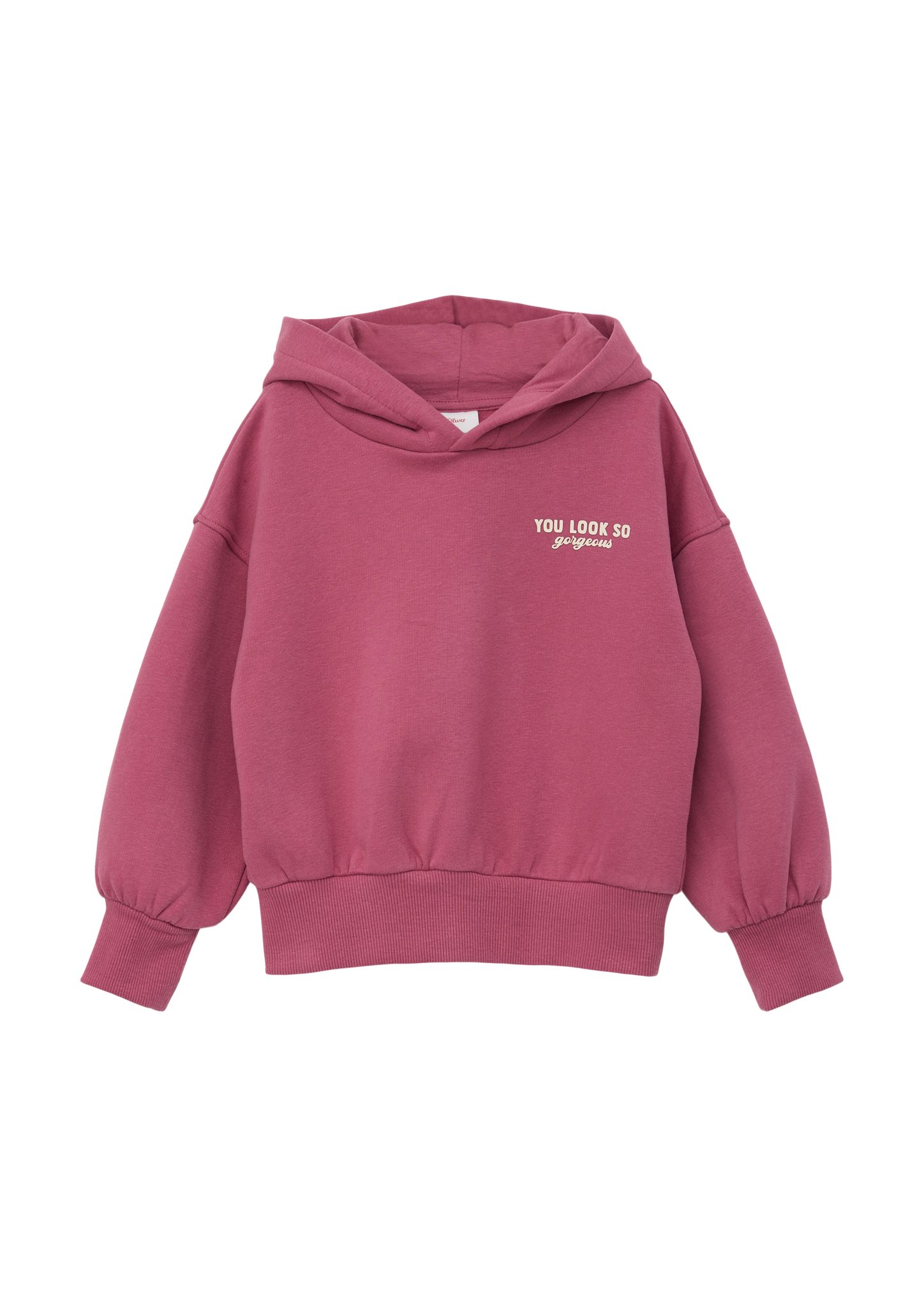 Innenseite Sweatshirt s.Oliver mit Kapuzensweater weicher pink
