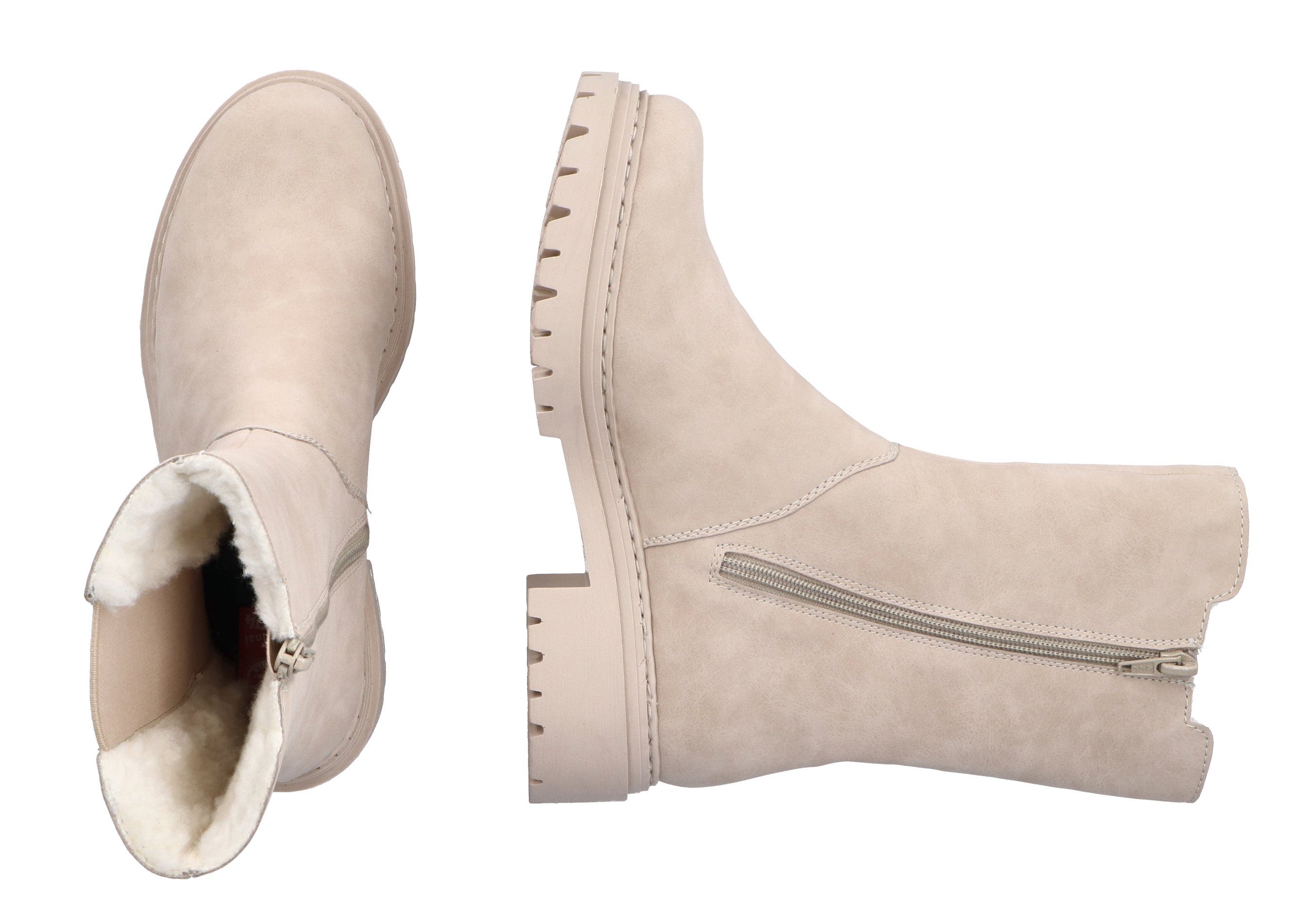 Rieker Chelseaboots Stiefelette, Boots mit breitem Stretch an der Seite