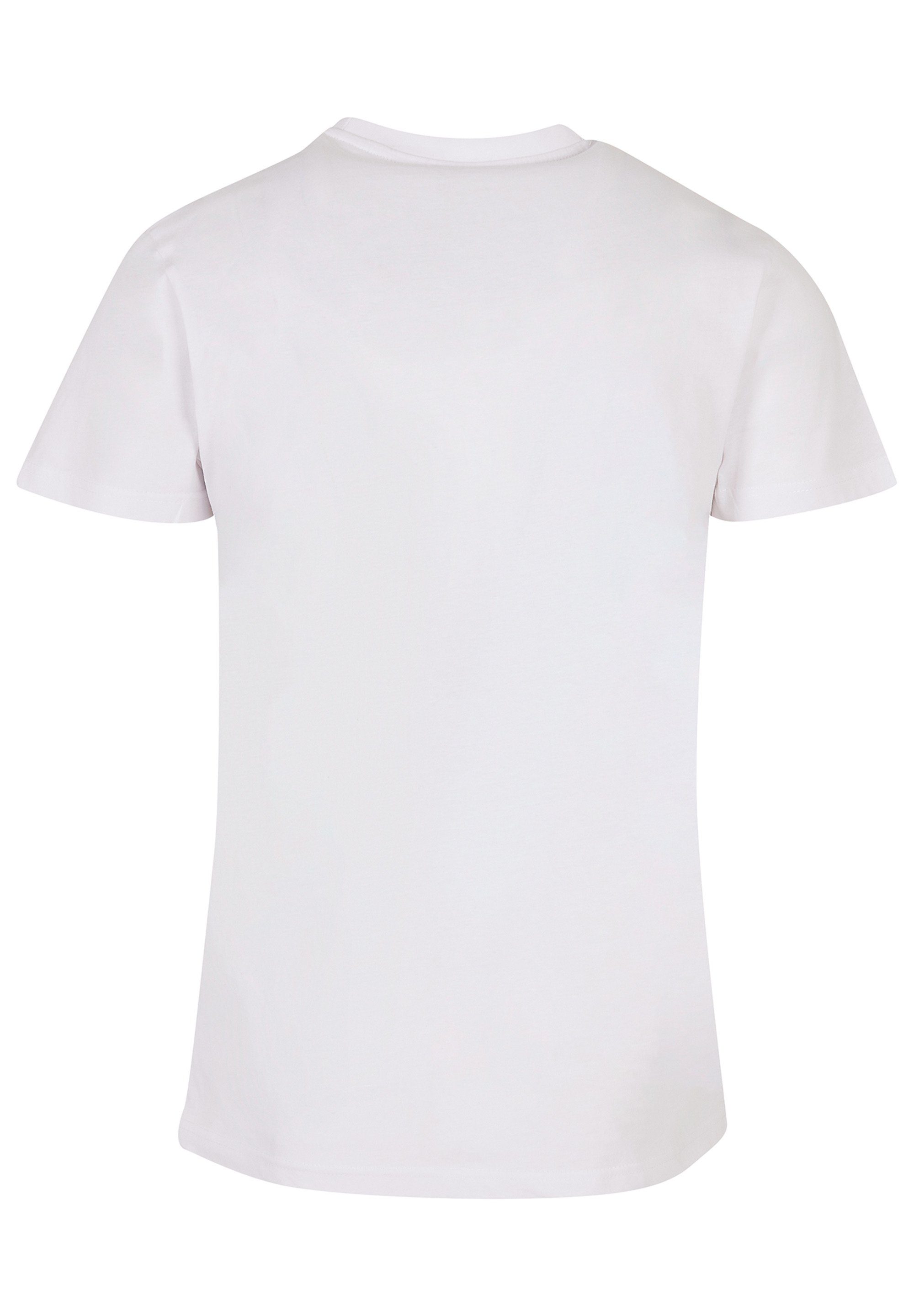Basketball weiß Spieler Print T-Shirt F4NT4STIC