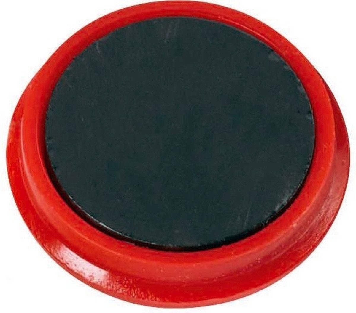 ALCO Magnet Haftmagnet Metall Kunststoff 13mm TG 100 g rot VE=10 Stück