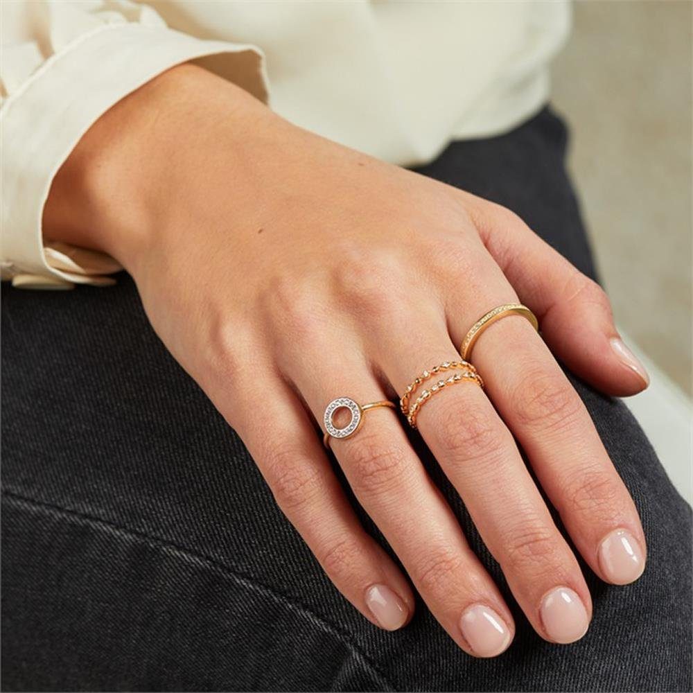 Unique Goldring 333er Gold Eternity Ring Zirkonia Unique GR0159 (Größe: 52mm)