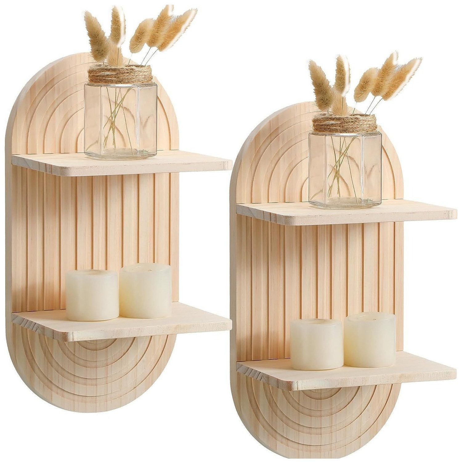 POPOLIC Wandregal Deko-Wandregal Küchenregal Wandmontage Wandregal Schweber günstig online kaufen