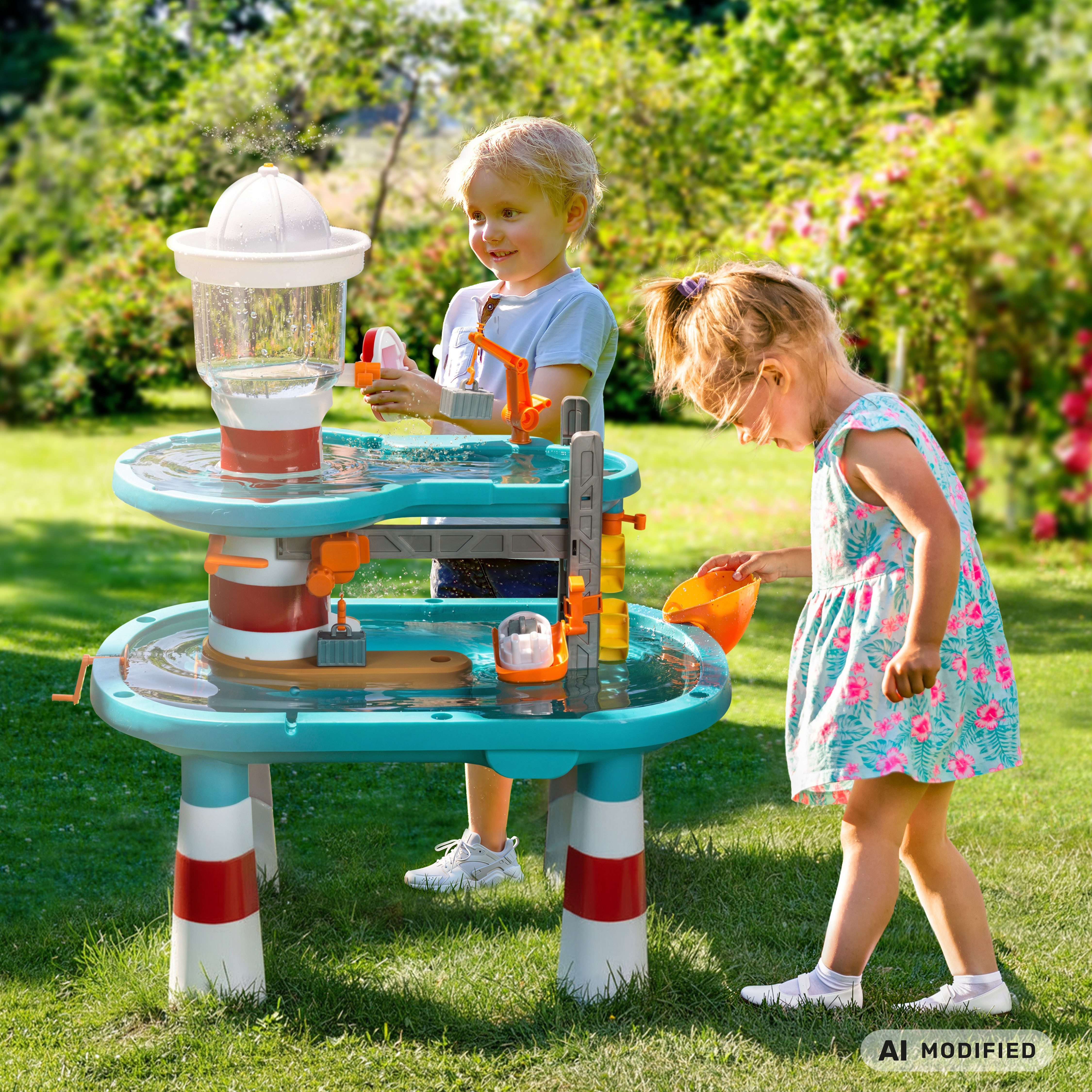 Klein Wasserspieltisch Aqua Action Wasserspieltisch XXL, Lighthouse Splash