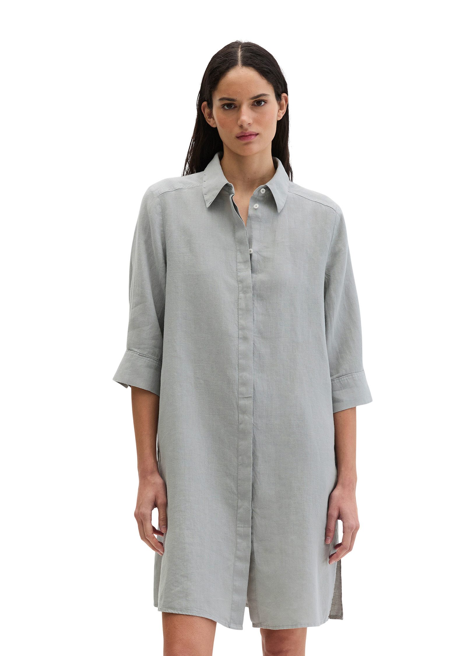 Marc O'Polo Hemdblusenkleid mit verdeckter Knopfleiste