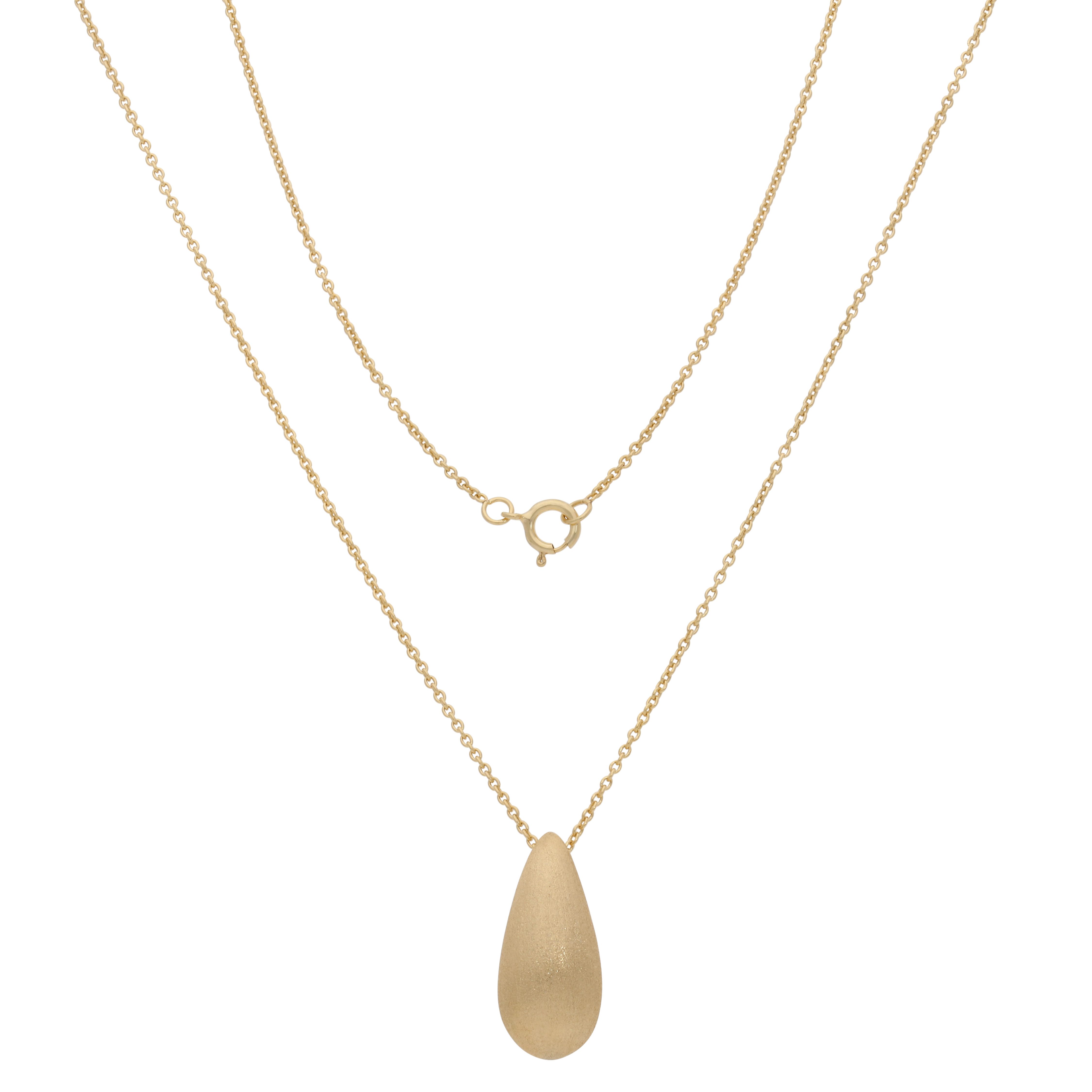 Kette mit Anhänger Schmuck Geschenk Silber 925 Halskette Ankerkette Tropfen