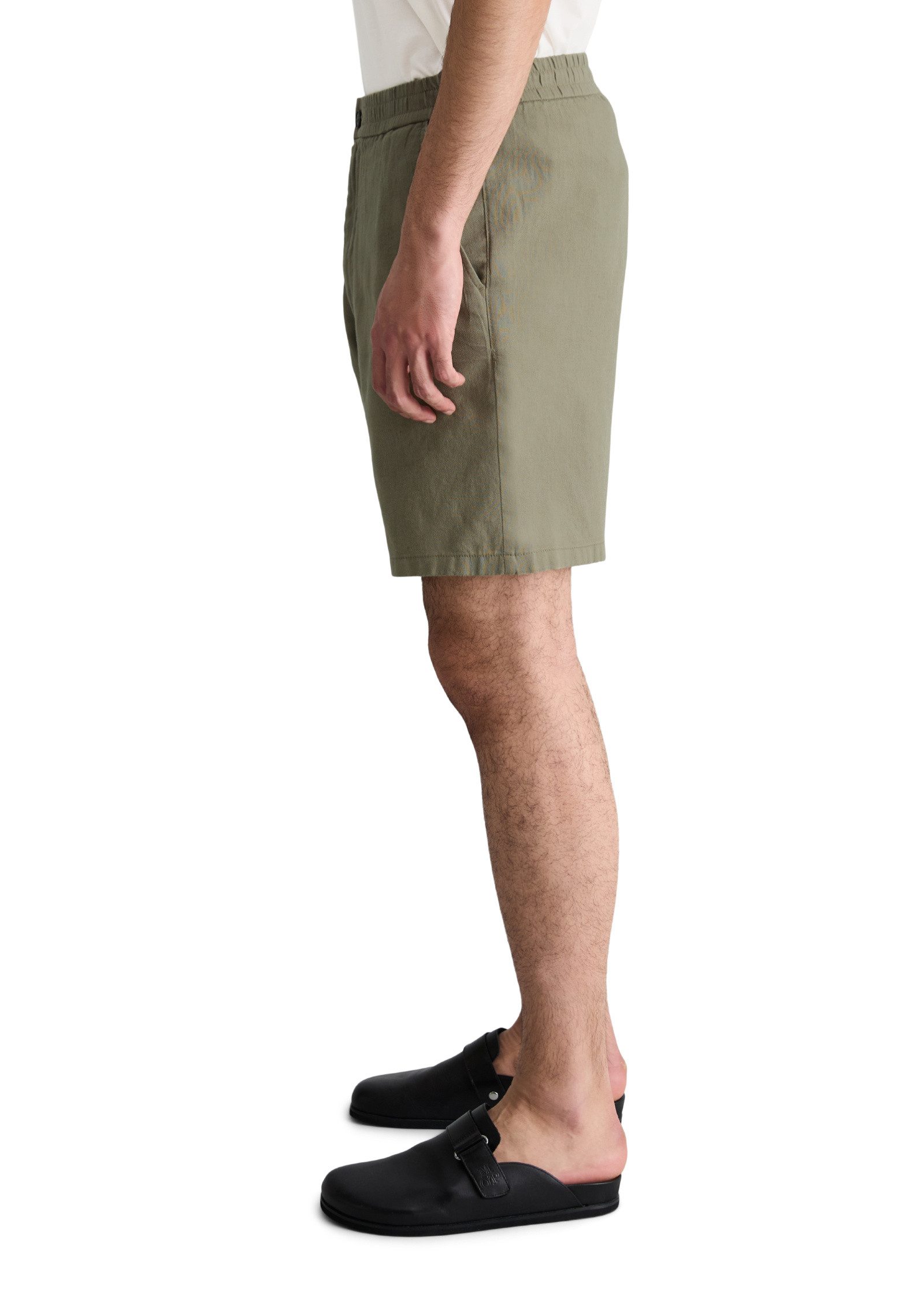 Marc O'Polo DENIM Shorts aus Bio-Baumwolle und Leinen